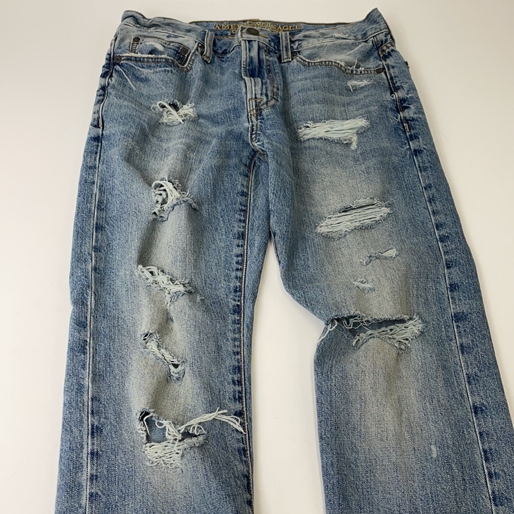 American Eagle outfitters size 30 x 32 slim jeans - Picture 5 of 8